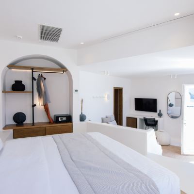 Grand Suite with Indoor Hot Tub and Caldera View Akra Suites Promo Code