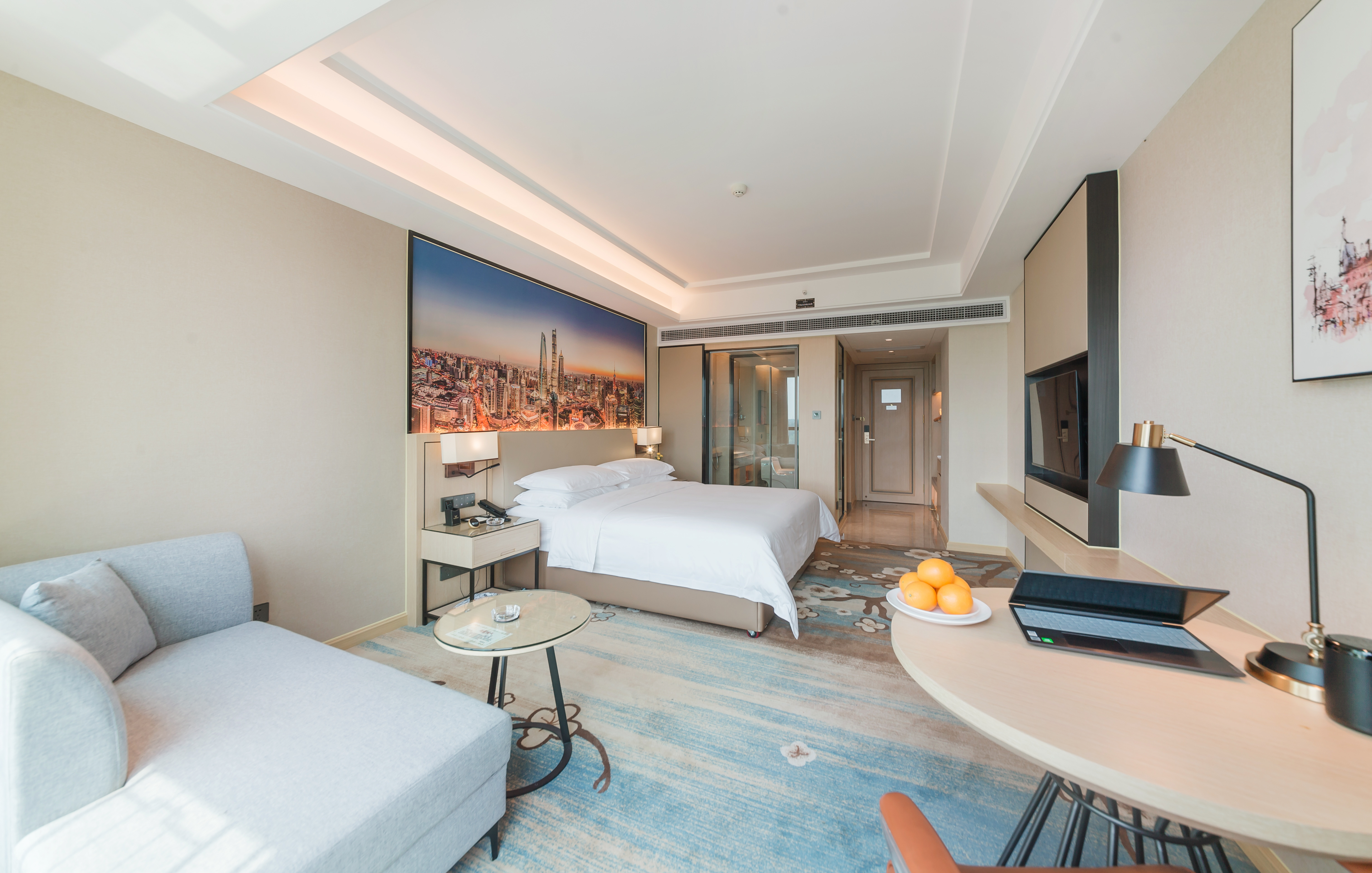 雅致|豪华大床房【智能客控&城市景观】