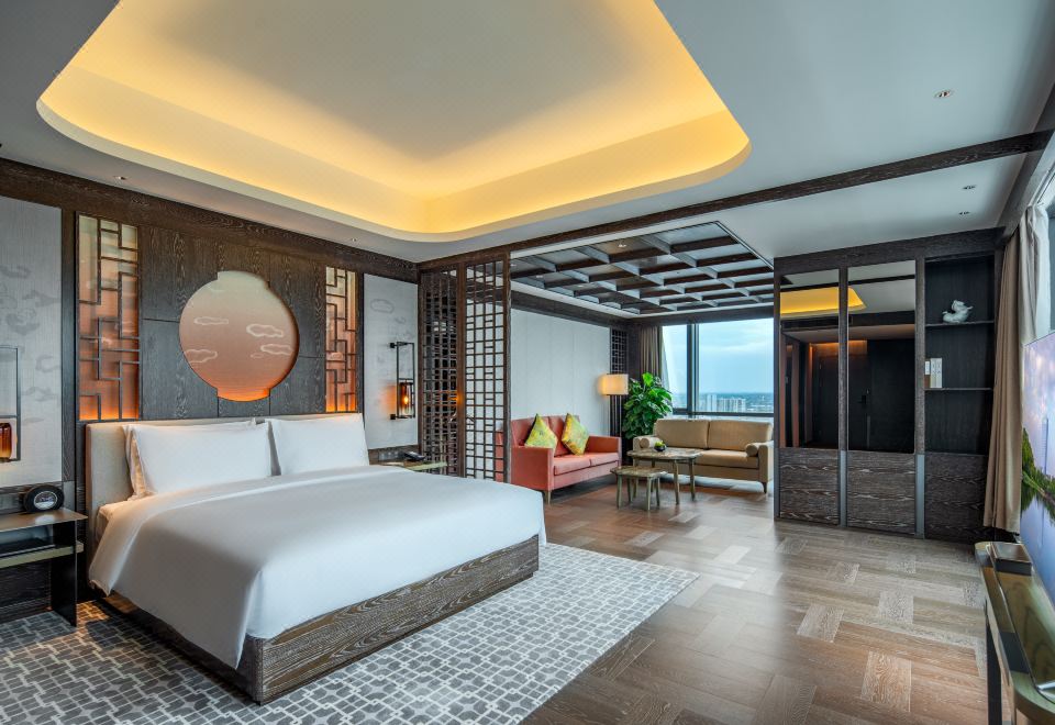 桃源川粹開間套房（機麻+中式裝修+開放式無界空間）