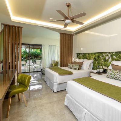 Two Queen Premium Junior Suite with Tropical View