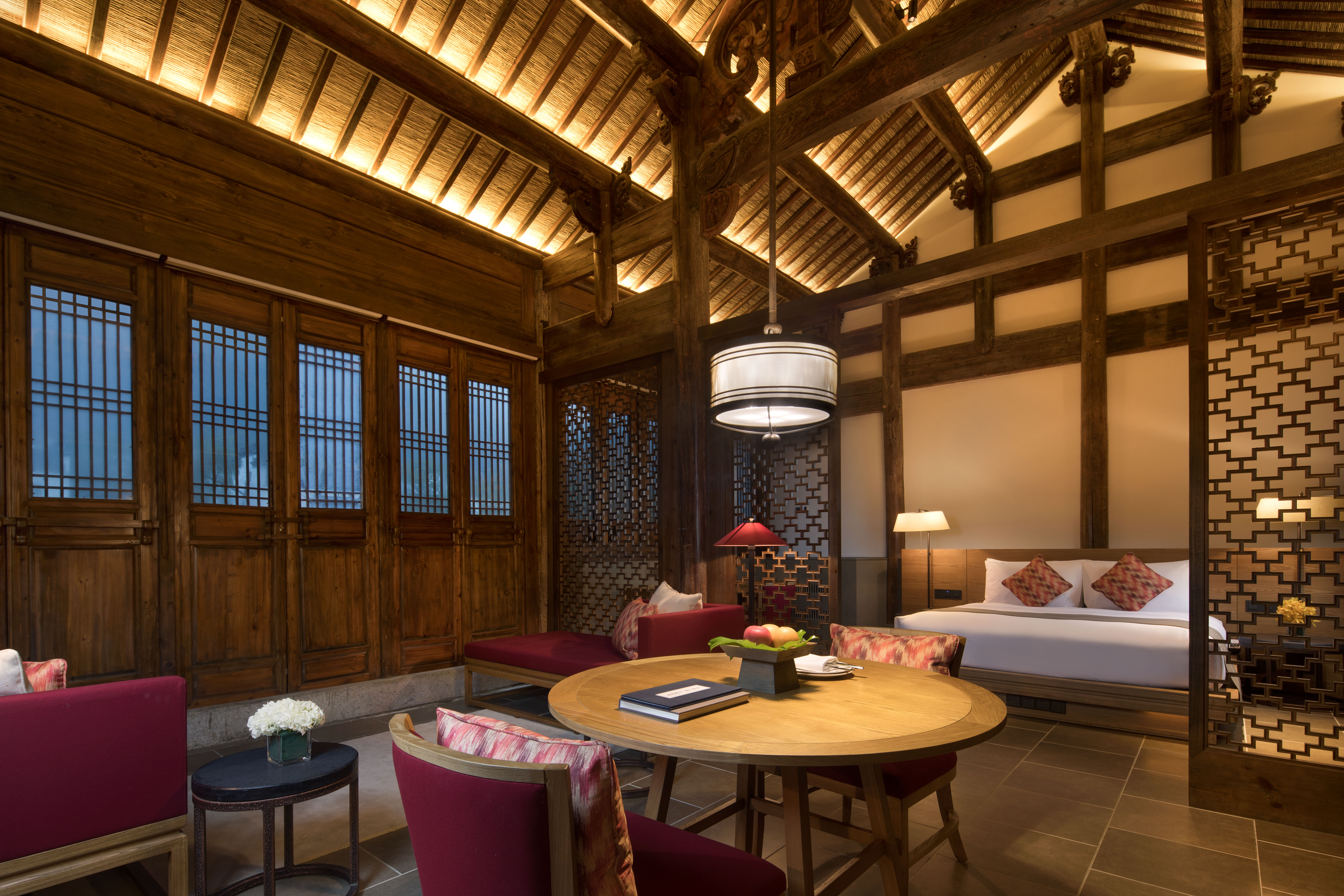 阳明阁大床房丨庭院别墅