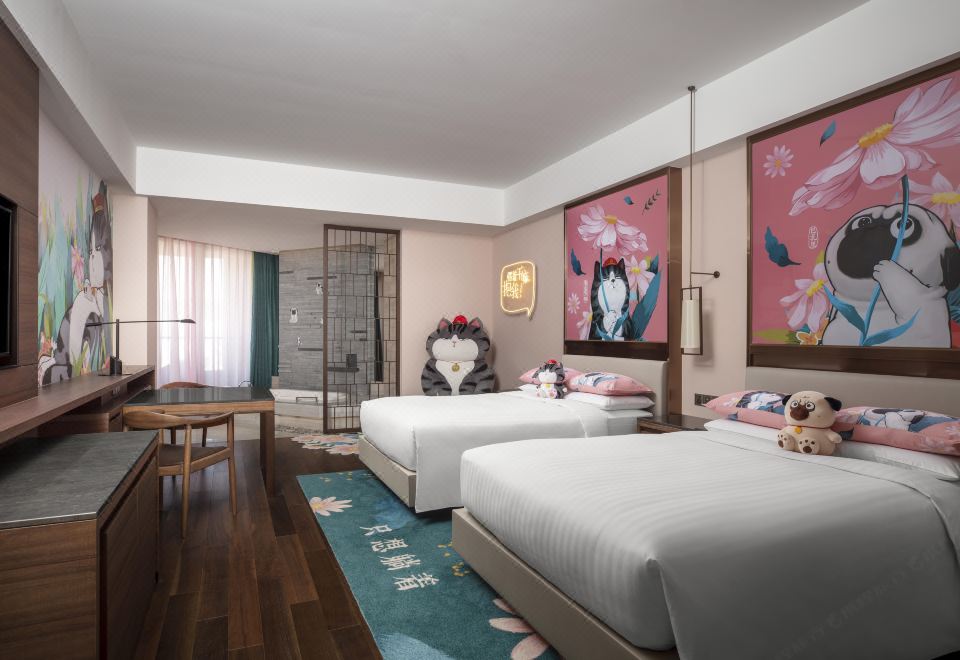 吾皇万睡主题阳台双床客房