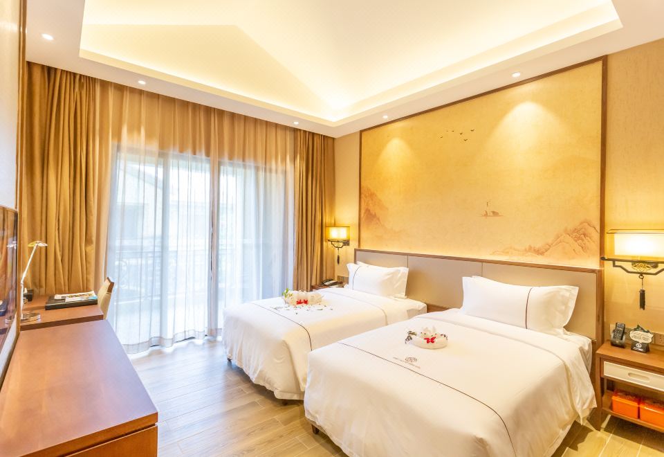 Yuetianxia Hot Spring HotelTwo Bedroom Villa With Hydrophilic Hot Springs In Zone B