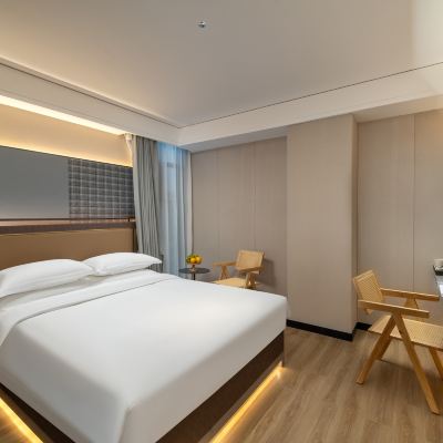 優享·好眠大床房【小度全屋智能 | 衛生間乾濕分離】 亞藍S花園飯店（深圳寶安中心翻身地鐵站店）優惠