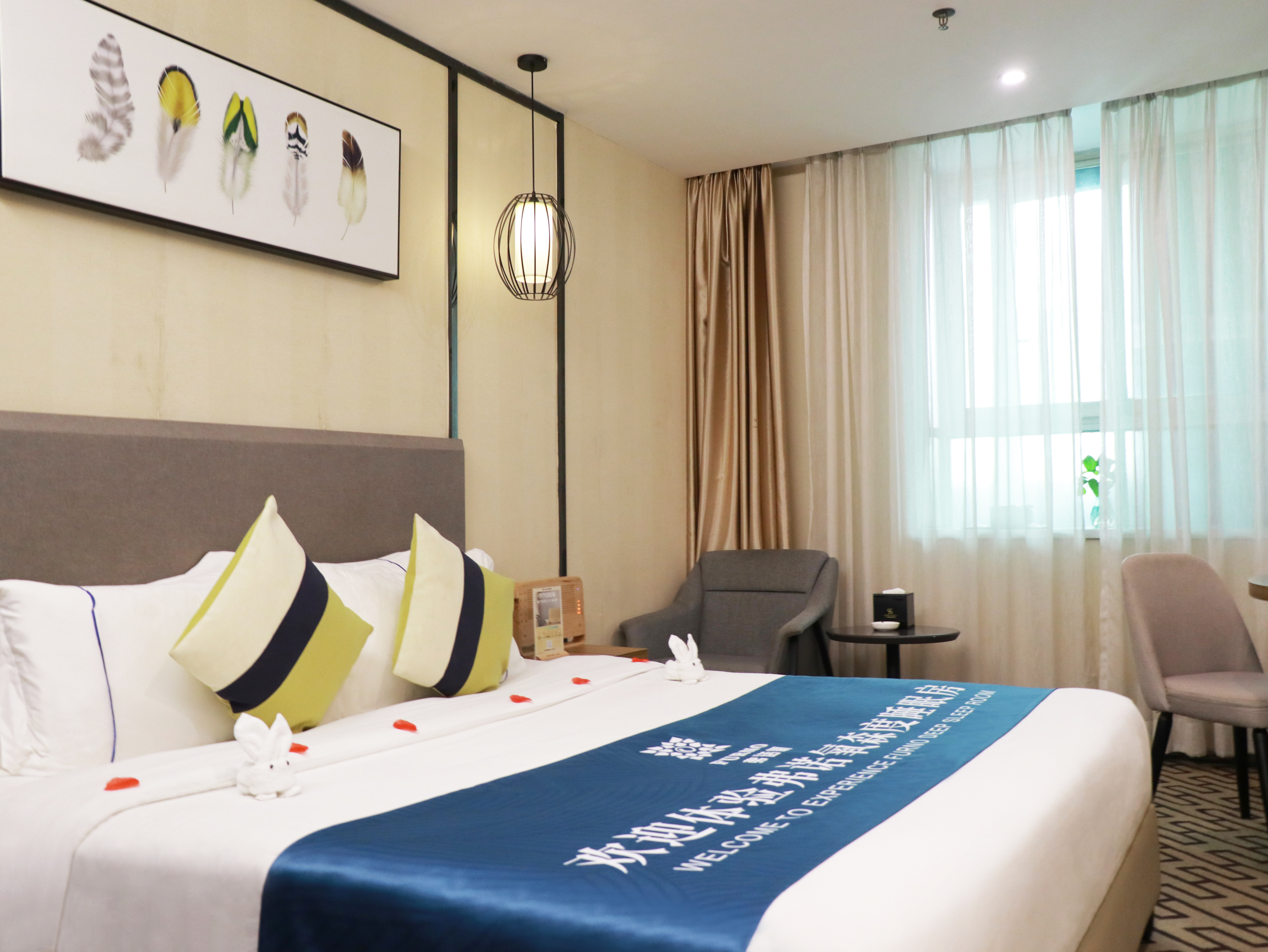 弗諾氧深睡大床房『氧吧機+白噪音+負離子+健康睡眠』