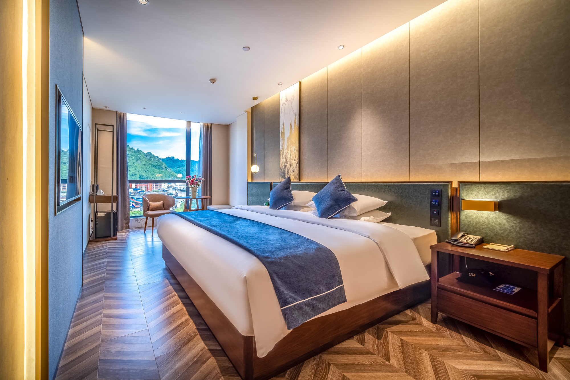 雅致城景大床房