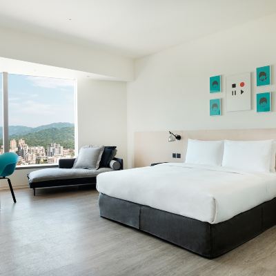 加大房-大床 台北松山意舍飯店優惠