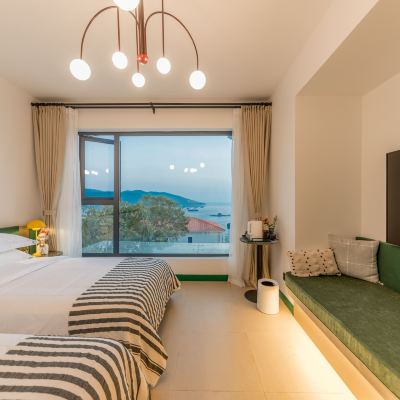 E棟·艾莎海景雙床房203 蜜悦·深圳波西塔諾懸崖海景美宿優惠