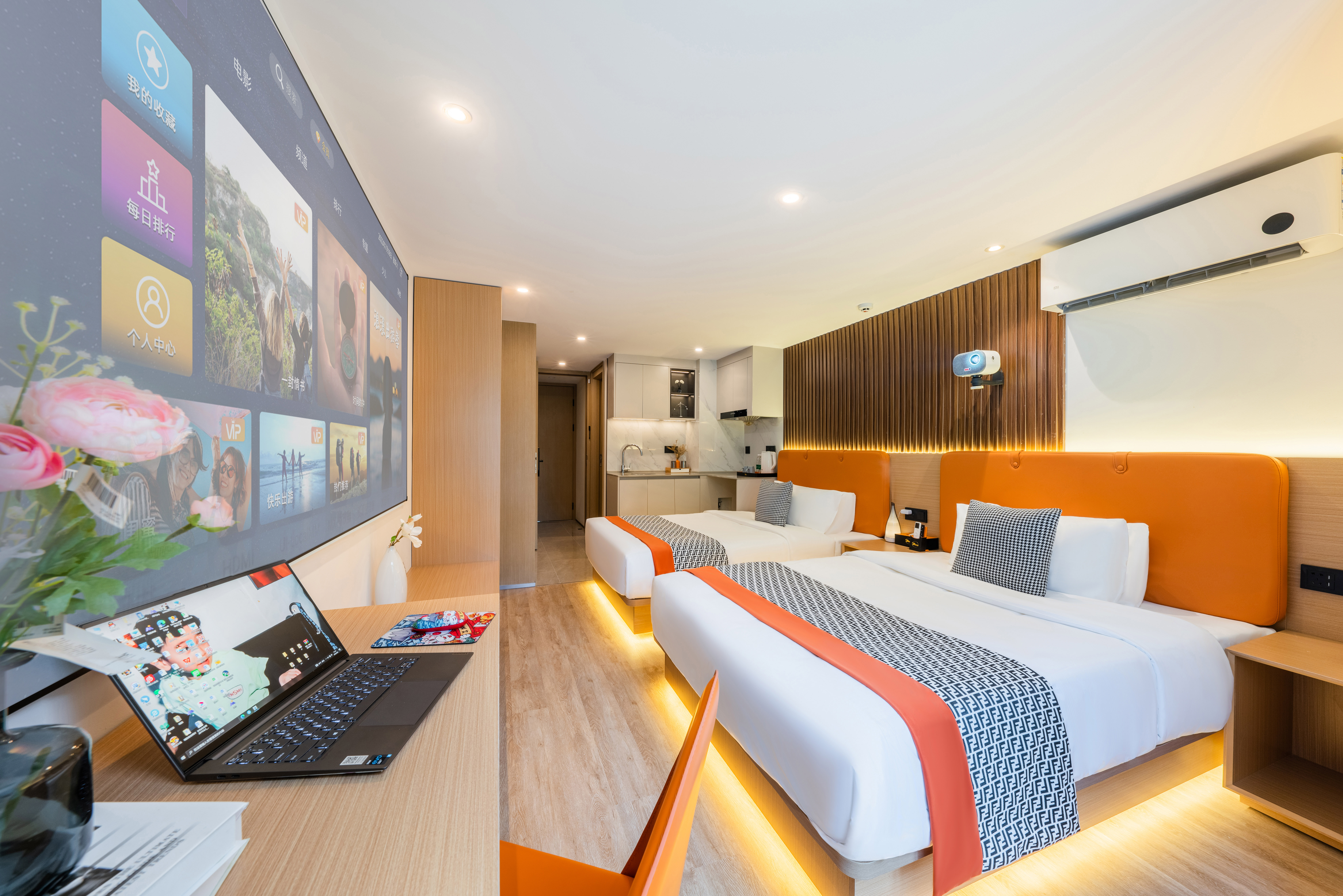 豪华影院双床房（IMAX巨幕影音）