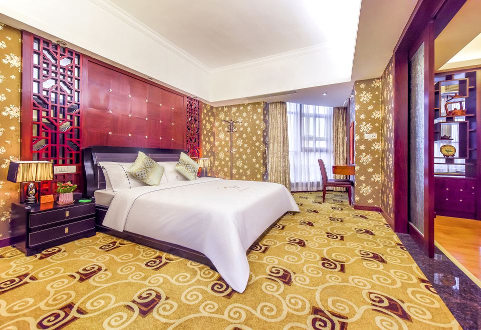 豪华多功能套房「零压床垫-高定床品-小冰箱-亲肤洗浴」