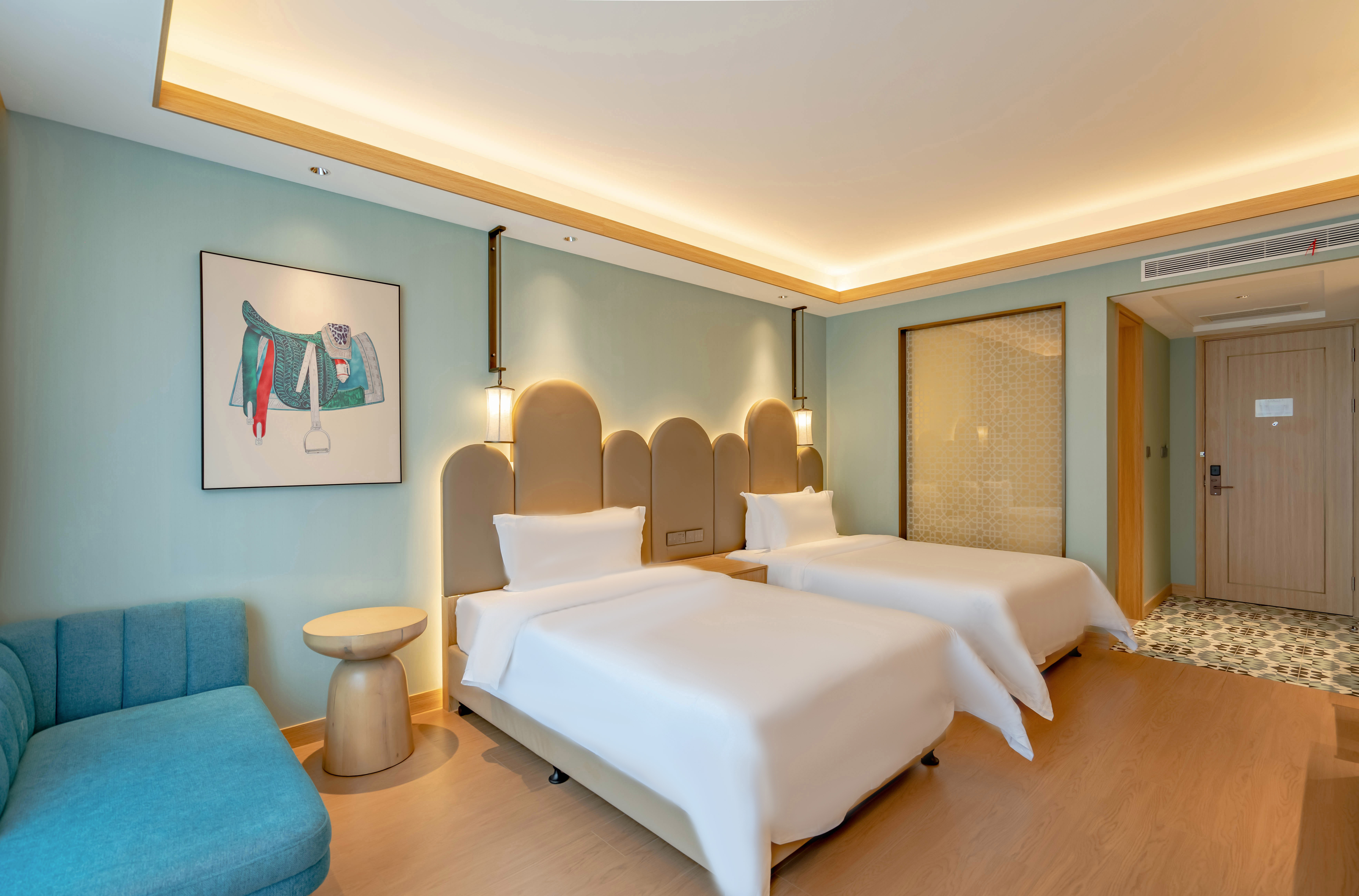 高级双床房（加湿器+金可儿舒睡床品+小冰箱）