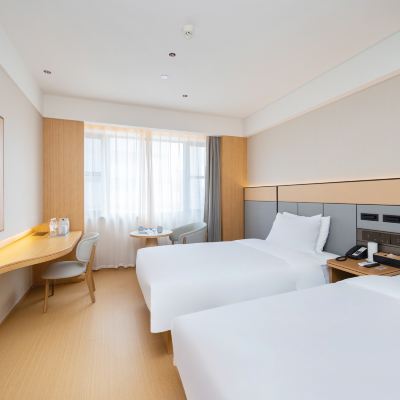 高級雙床房【65寸智能投屏+好物茶具+舒適床品】 全季飯店（福州五四路溫泉店）優惠