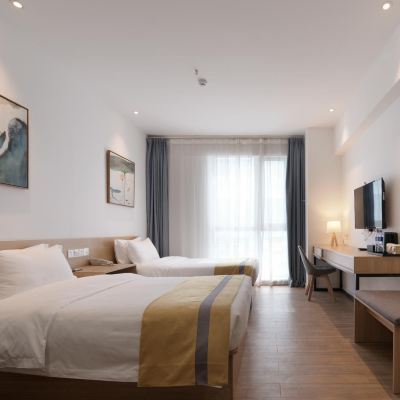 特惠雙床房 OVU國際服務公寓飯店（合肥濱湖會展中心中央公園店）優惠