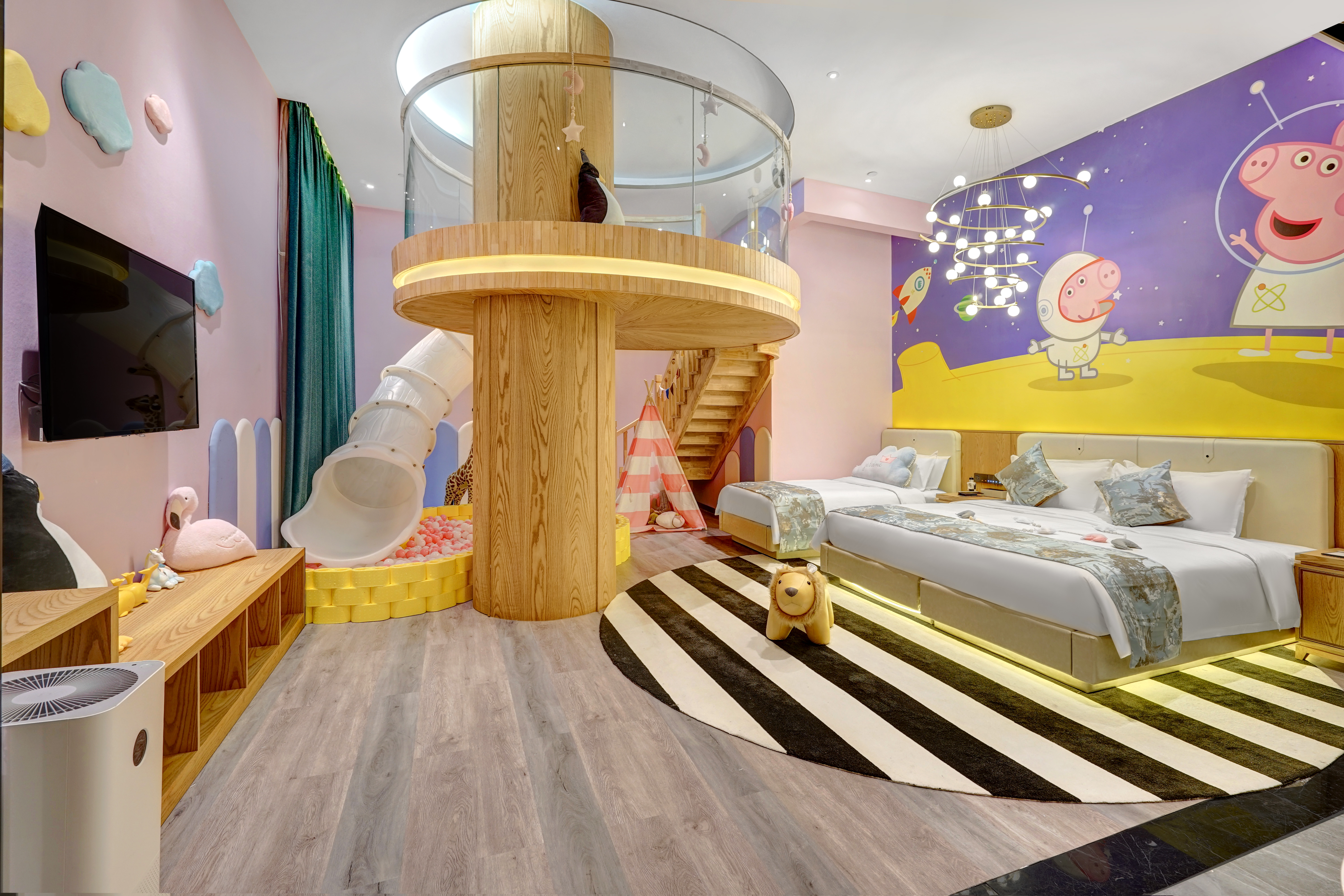 冰雪梦幻·童趣滑梯亲子房-氧吧负离子