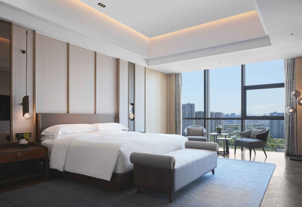 單臥套房 大床 餐廳 廚房