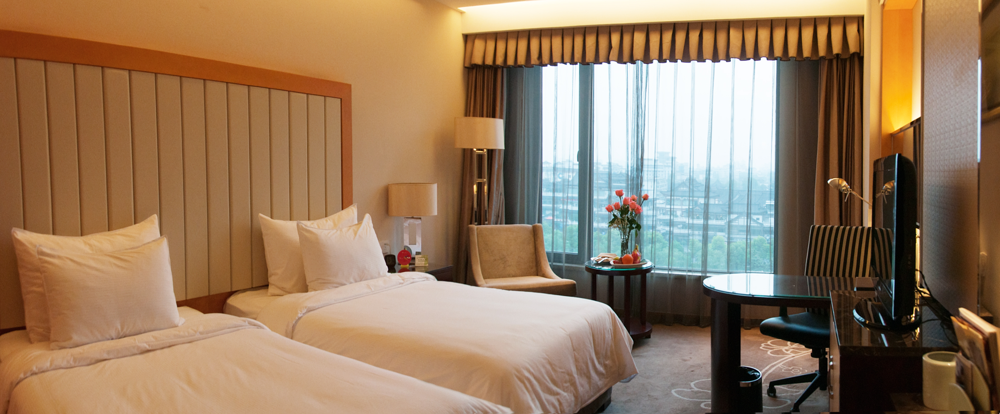 水岸景观双床房