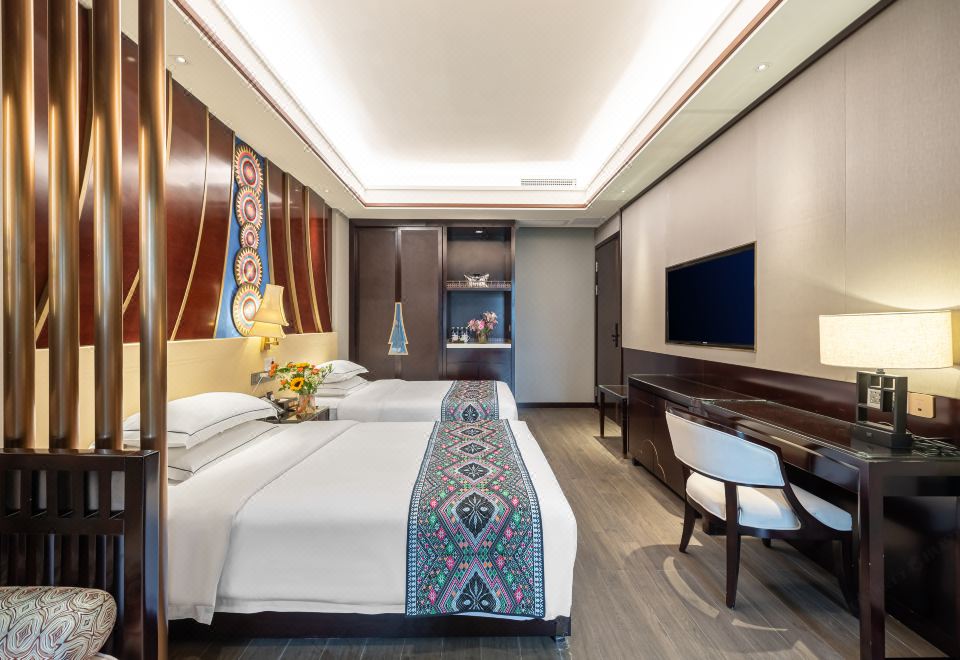 豪华娱乐地暖双床房