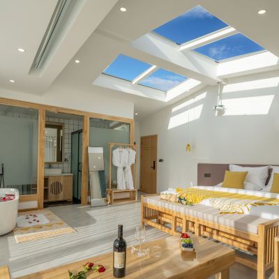 沐夕·觀影大床房.供氧 香格里拉君蘭穆野輕奢民宿優惠