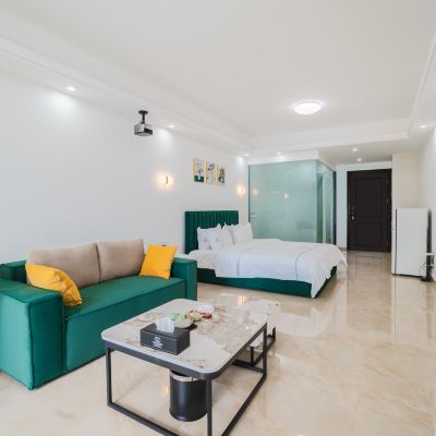 特價·海泉灣半海景影院大床房 南澳宿兮公寓優惠