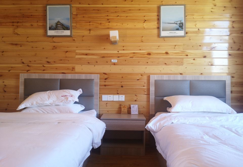 独立木屋双床房