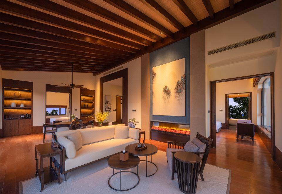 瀛山居湖景雙臥泳池院墅（270度湖景的L型大平層）