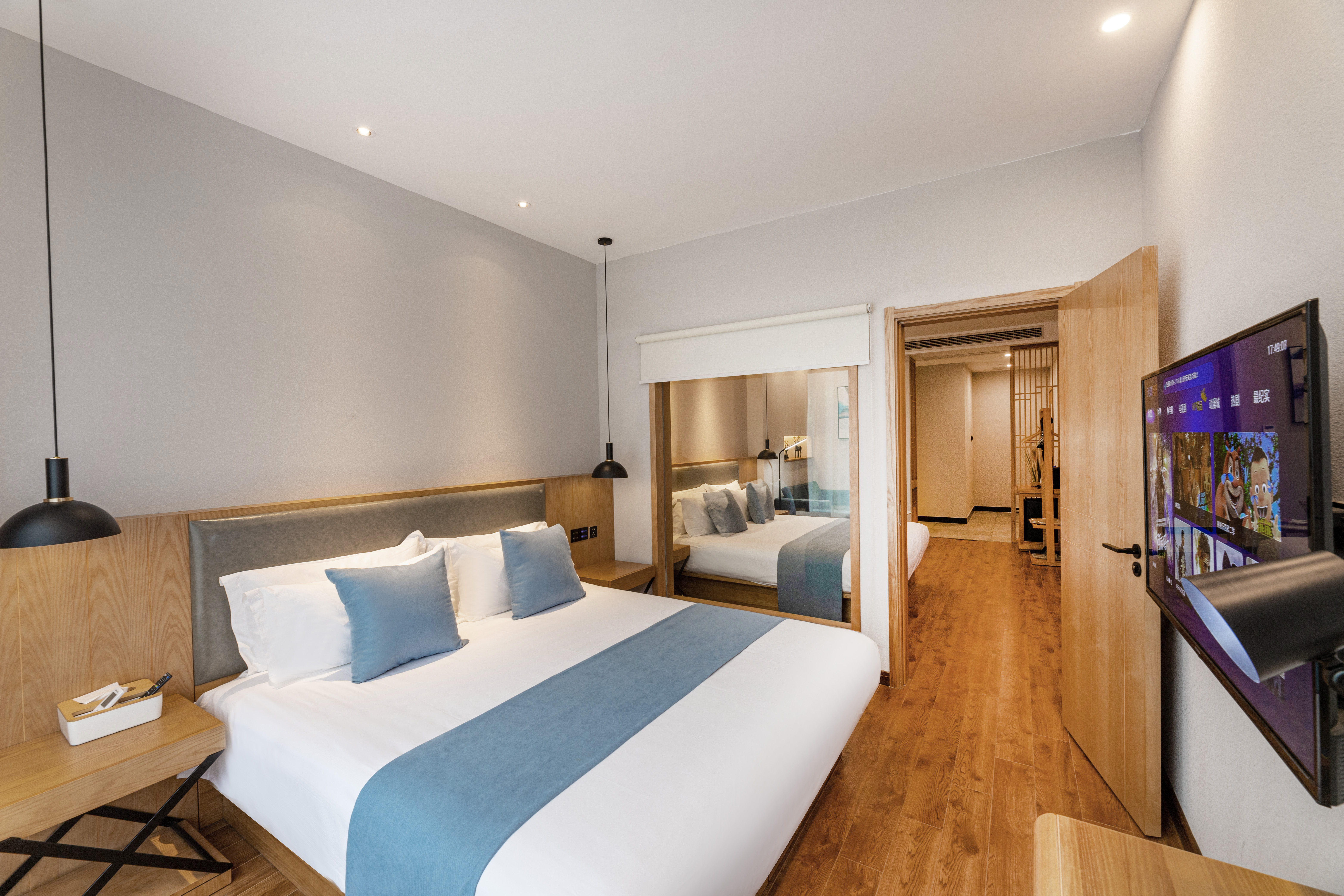 二居室套间（落地大窗+双电视+阿道夫洗护套装）