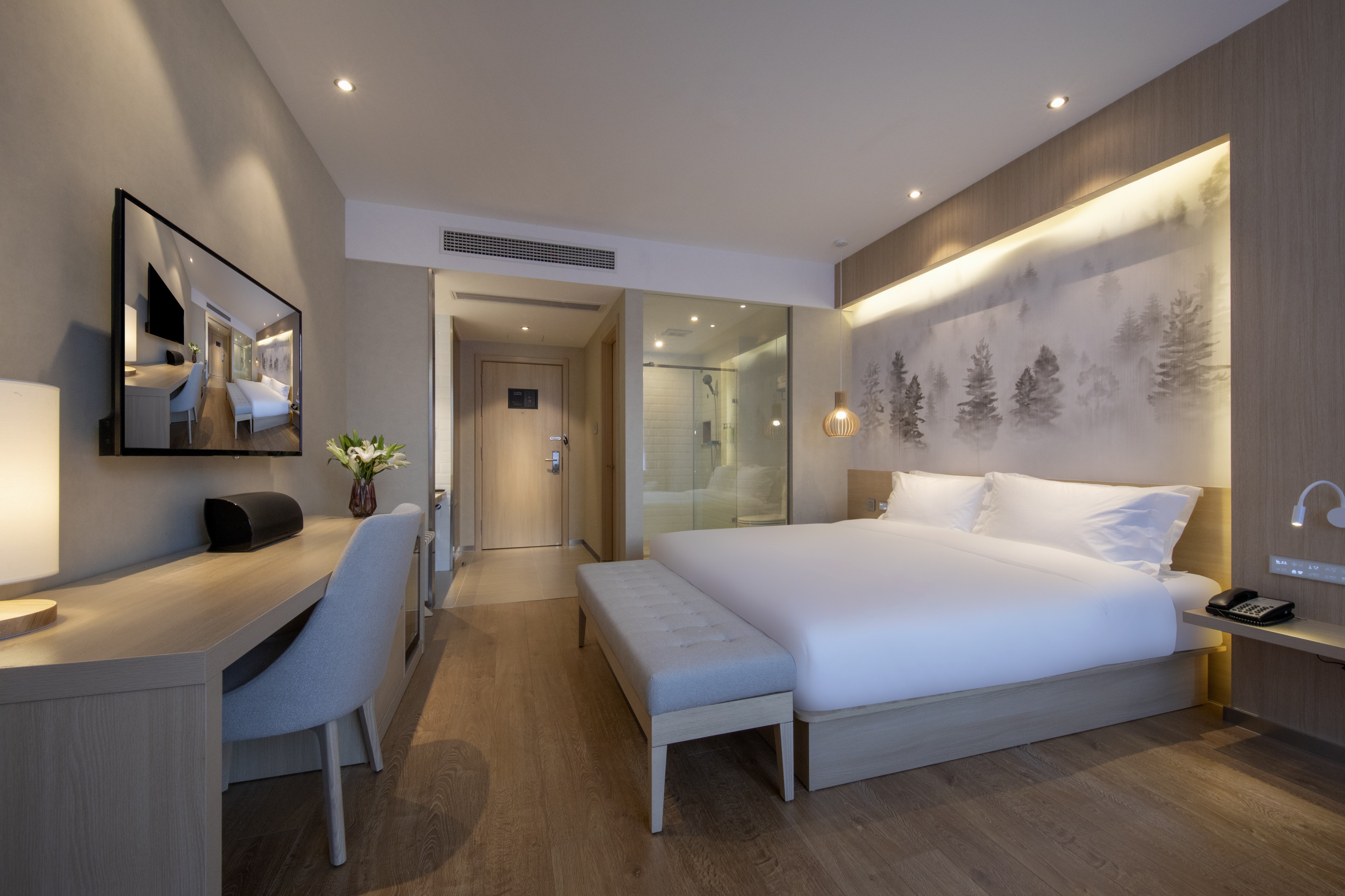 小时光大床房（地暖+全屋智控+电视投屏+智能马桶）