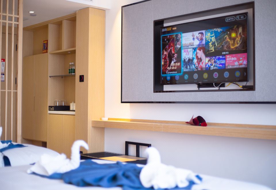 雅致双床房 |智能轻奢+全景落地窗