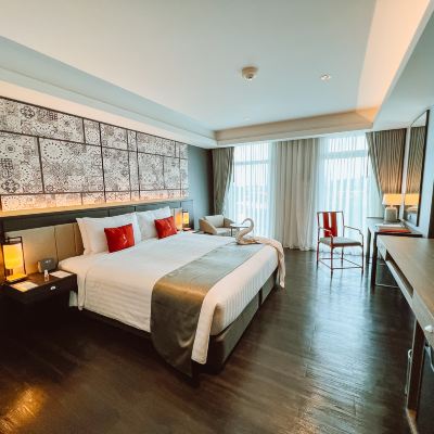 山景豪華大床房 華美達廣場溫德姆優惠