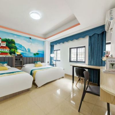 溫馨觀影家庭房 望雲居民宿（中山路步行街店）優惠