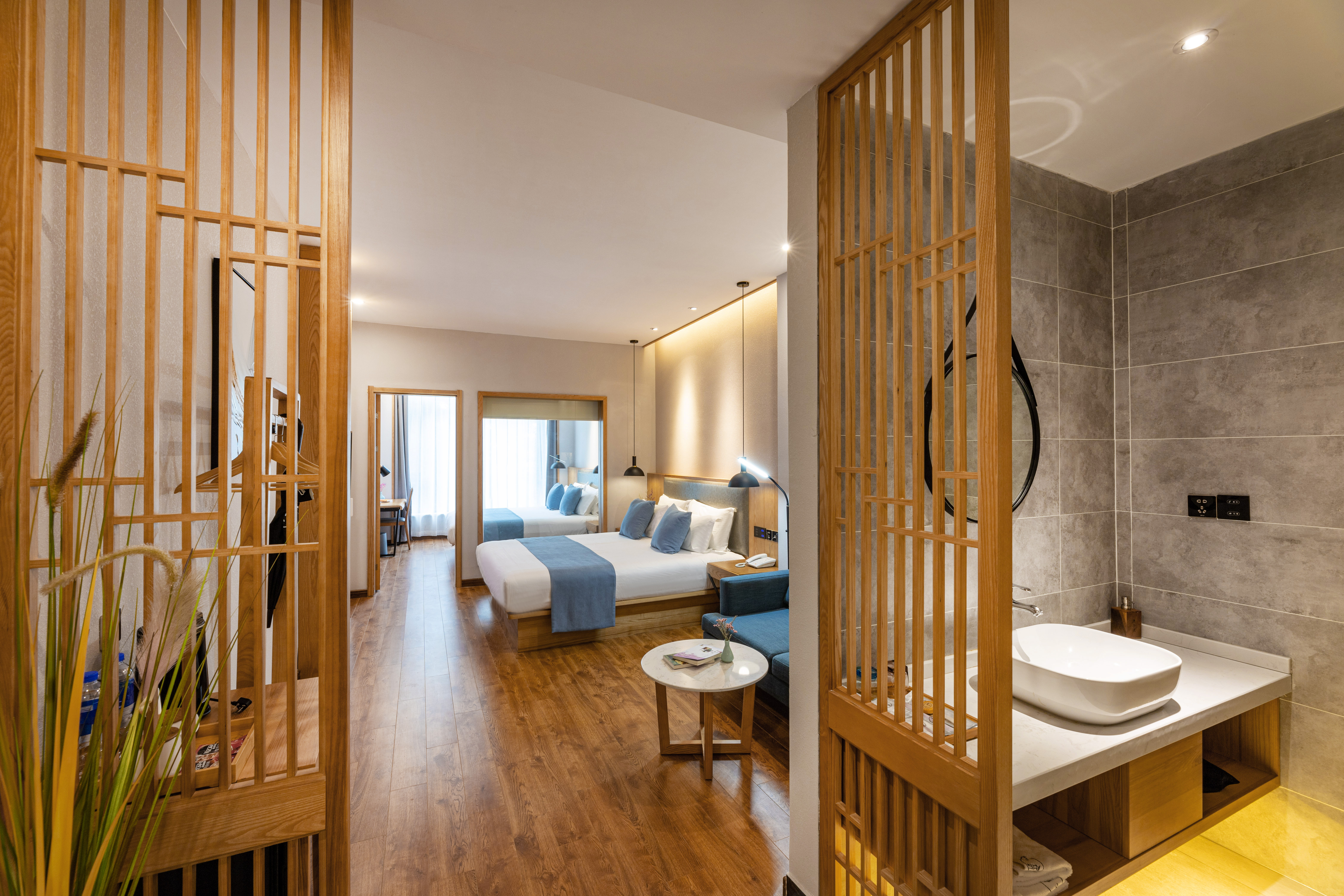 二居室套间（落地大窗+双电视+阿道夫洗护套装）