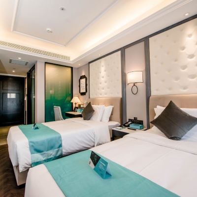 希岸高級雙床房（零壓床墊-高空城景-電視投屏） 希岸酒店（濟南西客站店）優惠