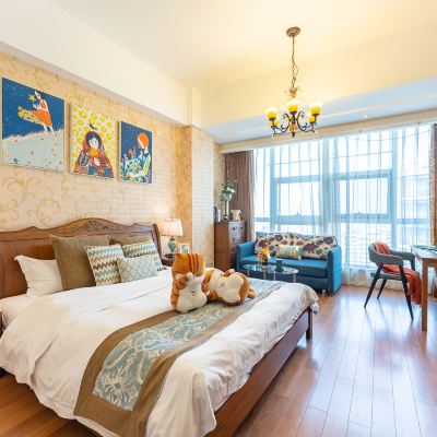 投屏觀影大床房 杭州西湖柒號飯店式公寓優惠