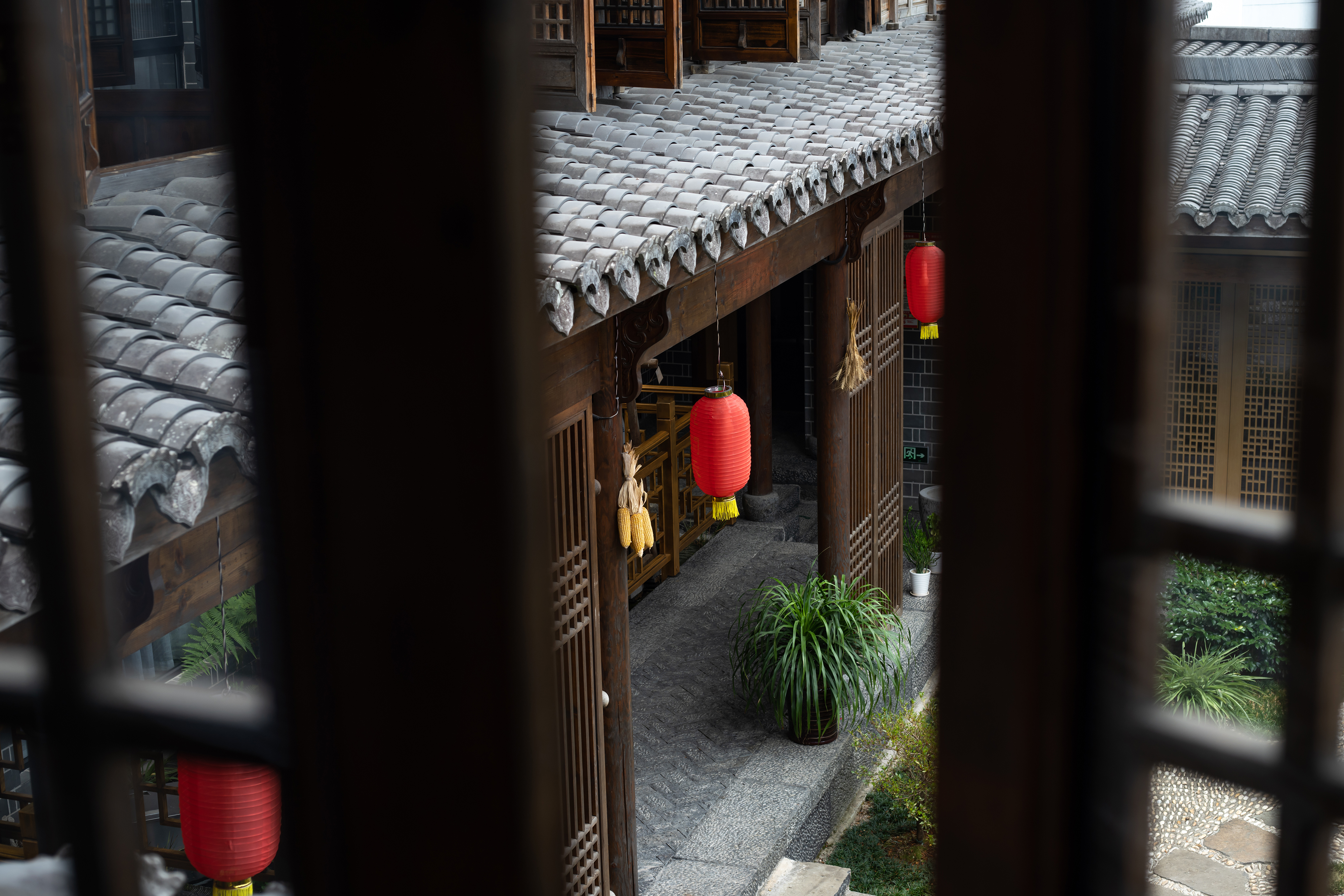 小楼枫情·Loft复式大床套房·按摩浴缸