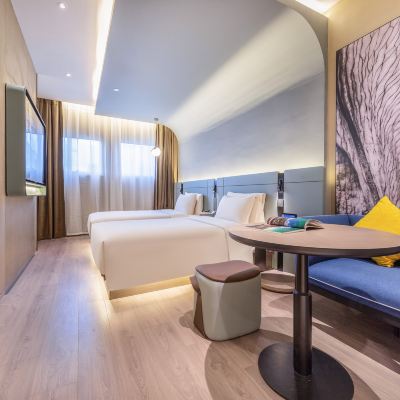 行政雙床房（智能客控+深睡枕+智能馬桶+小冰箱+可投屏65寸電視） 天津濱江道恆隆廣場亞朵S飯店優惠