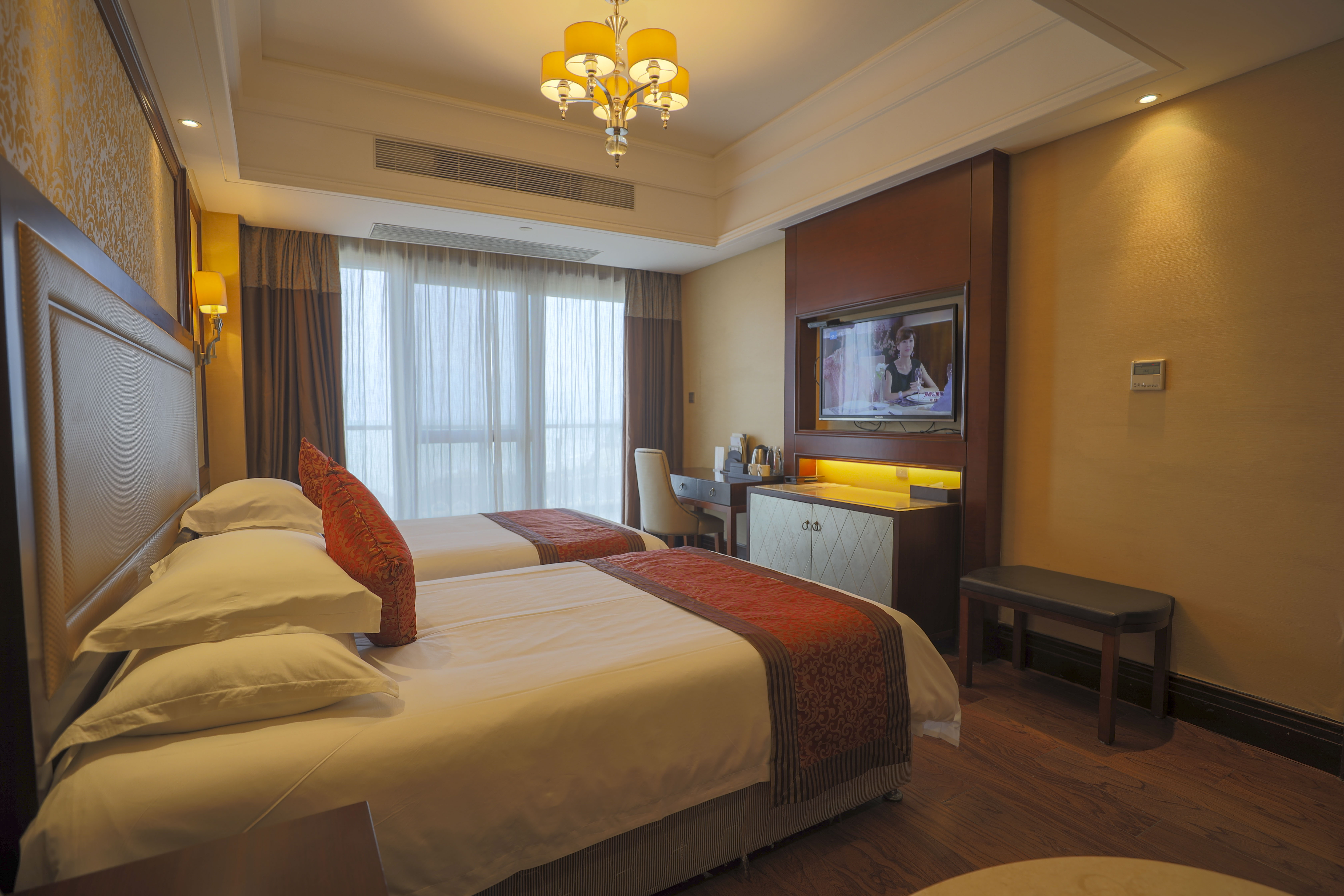 沐光·海景雙床房【觀南沙海景+私享陽臺+浴缸】