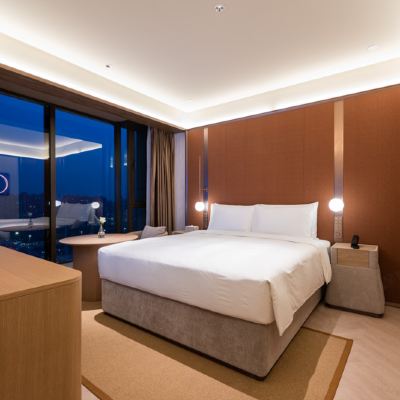 豪華大床房 桔子水晶上海長風商務區飯店優惠