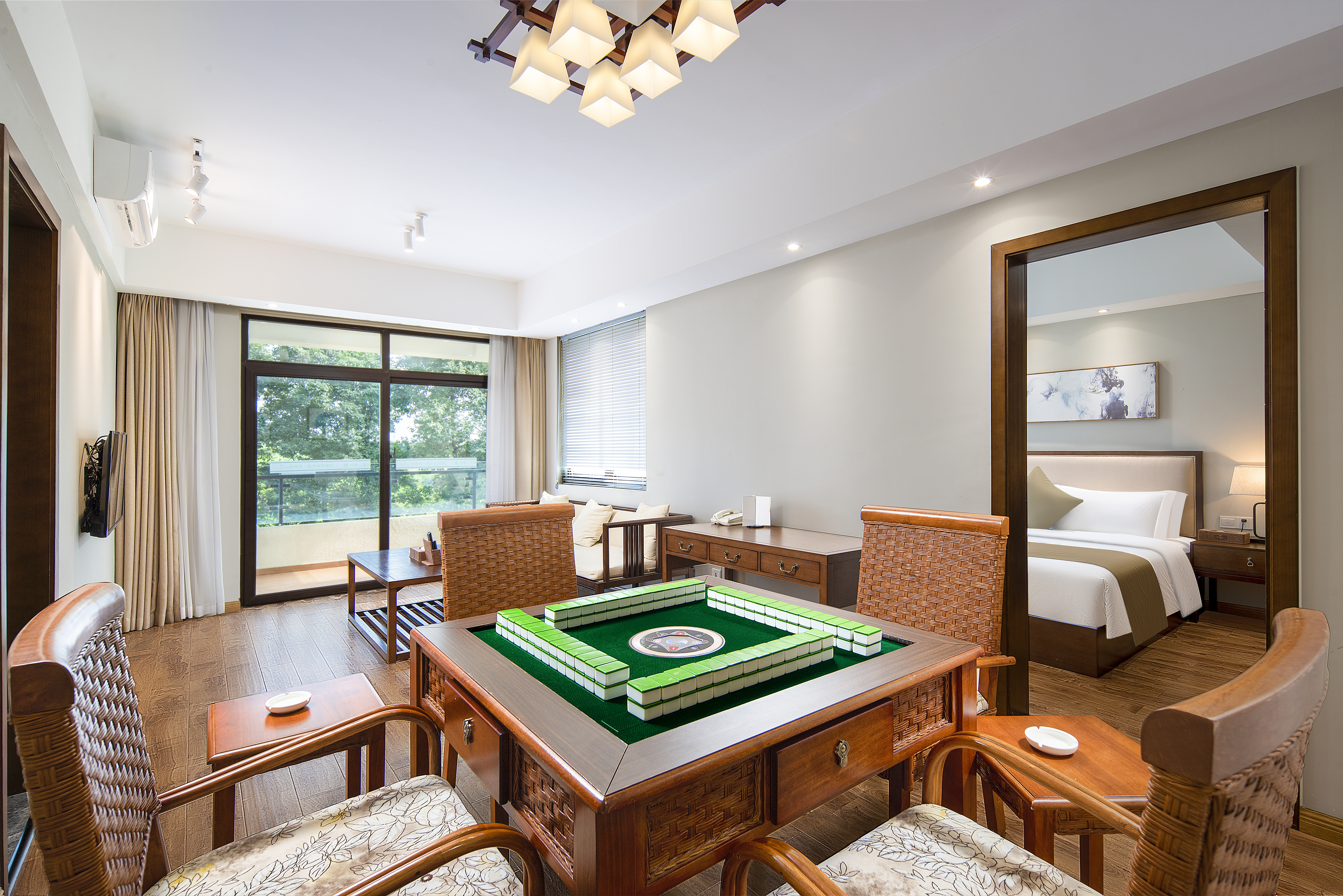 Sweetome Resorts (Qingcheng Shanju)公寓楼棋牌套房