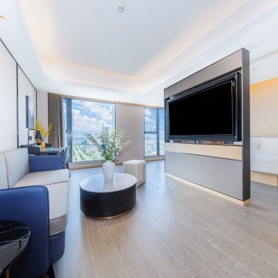 幾木享浴大床房（深睡體驗+祼棉床品+投屏電視） 中山小欖亞朵飯店優惠