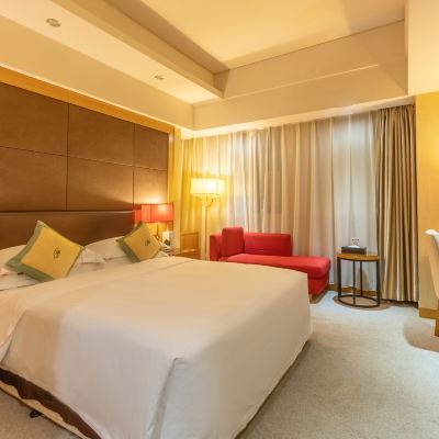 高級大床房 陝西奧羅國際大飯店（鐘鼓樓回民街店）優惠