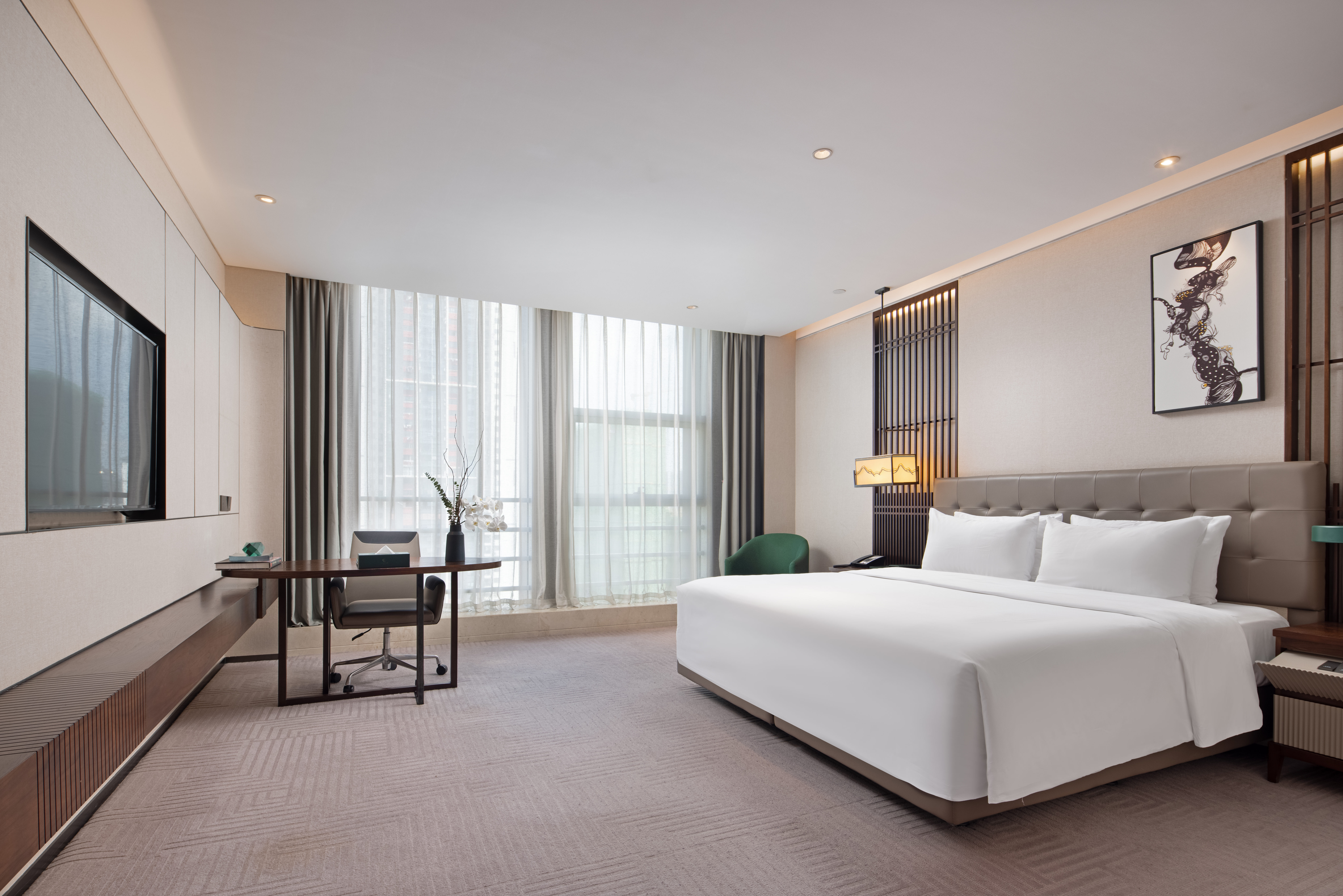 商務大床房（商務辦公桌+助眠床墊+休憩時光）