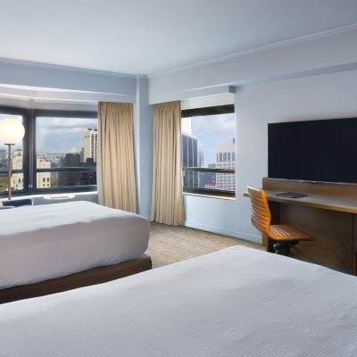 尊貴轉角兩張雙人床房 紐約市中心希爾頓酒店優惠