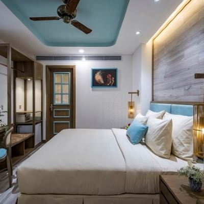 豪華雙人床房 （內窗） 西貢象徵-時尚設計飯店優惠