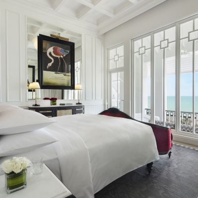 翡翠灣房間，1張特大床，海景，帶陽台 富國島翡翠灣JW萬豪度假酒店優惠