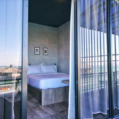 海景雙人房 立方床站旅舍優惠