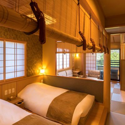 ゲストルーム(ご利用人数4名)(畳スペース付)(露天風呂) 箱根強羅温泉 雪月花 別邸 翠雲 クーポン