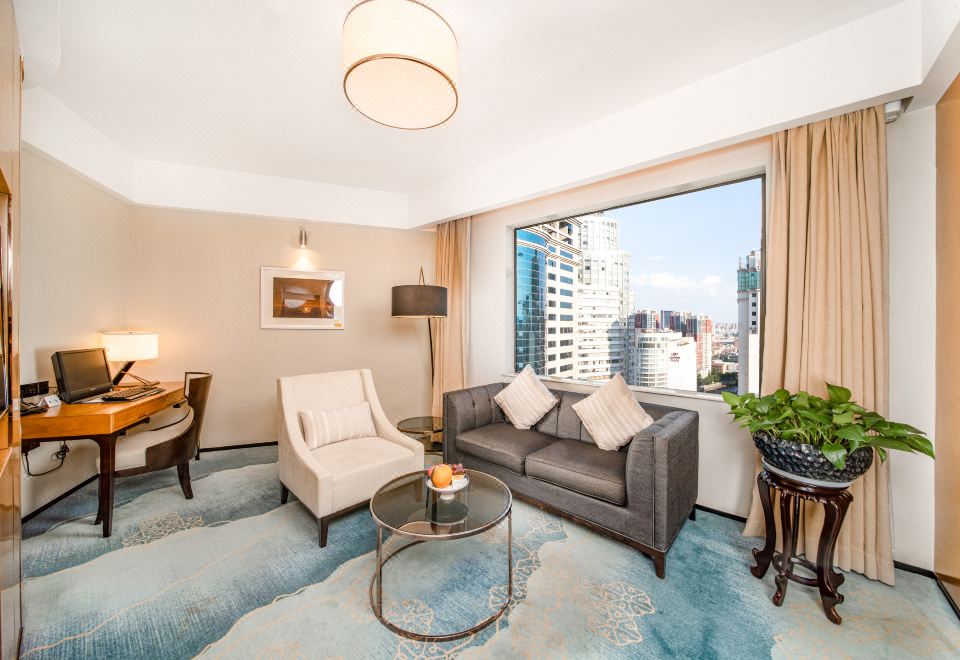 精选套房「180°沉浸城市夜景+一室一厅+独立会客厅」