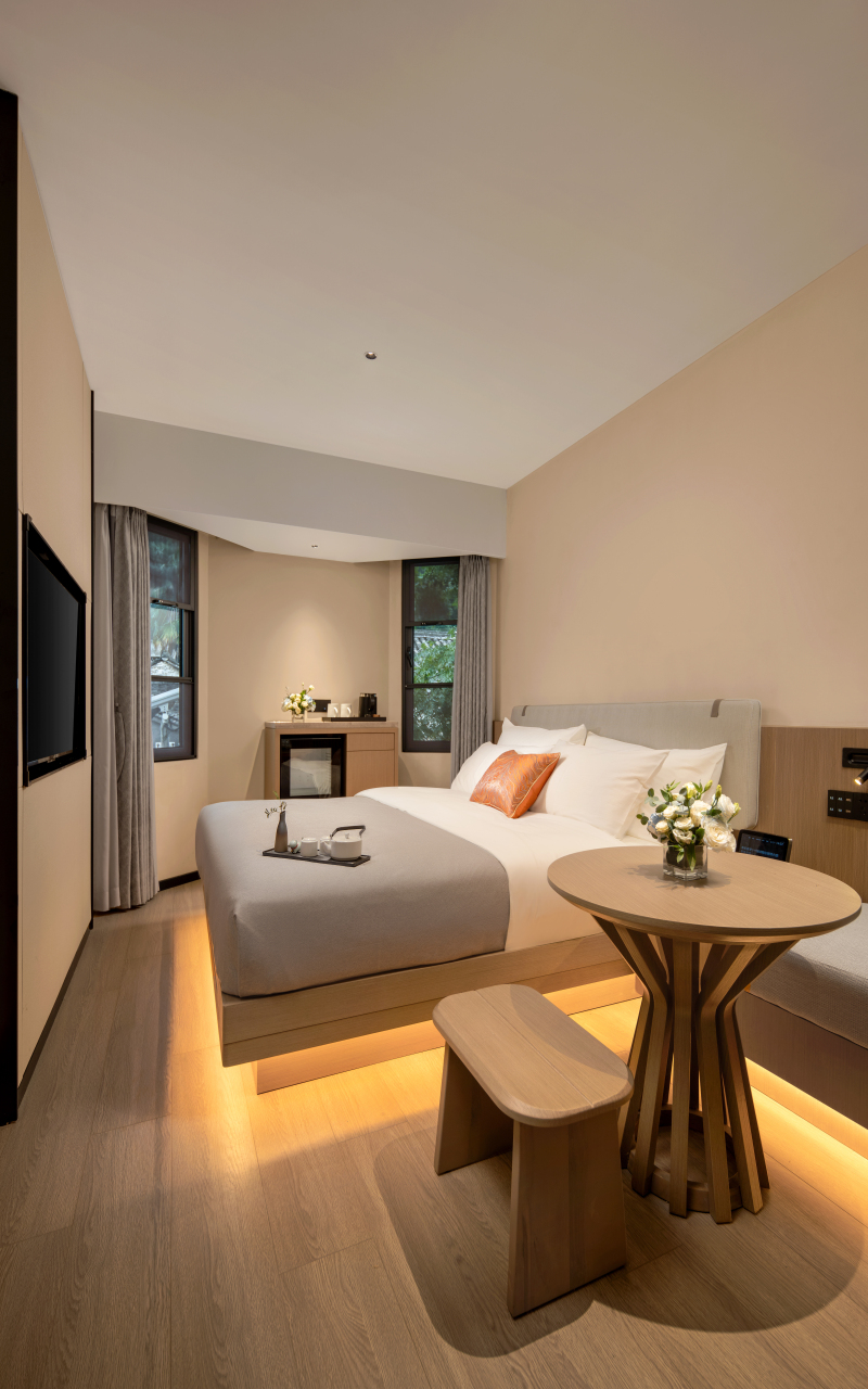 被鸟叫醒·观景大床房（智能马桶+mini冰箱）