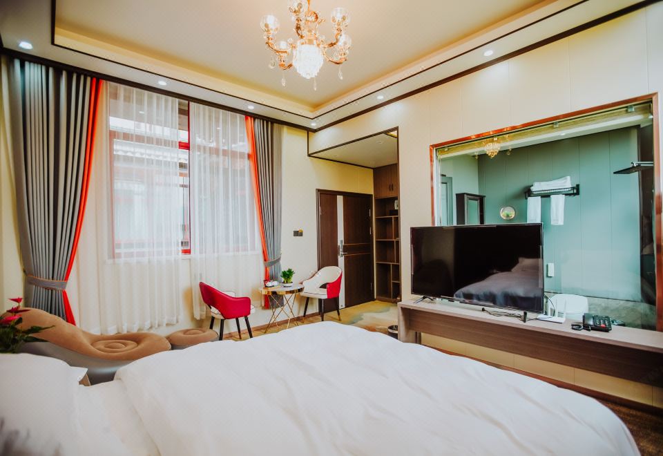 豪华田园景观大床房