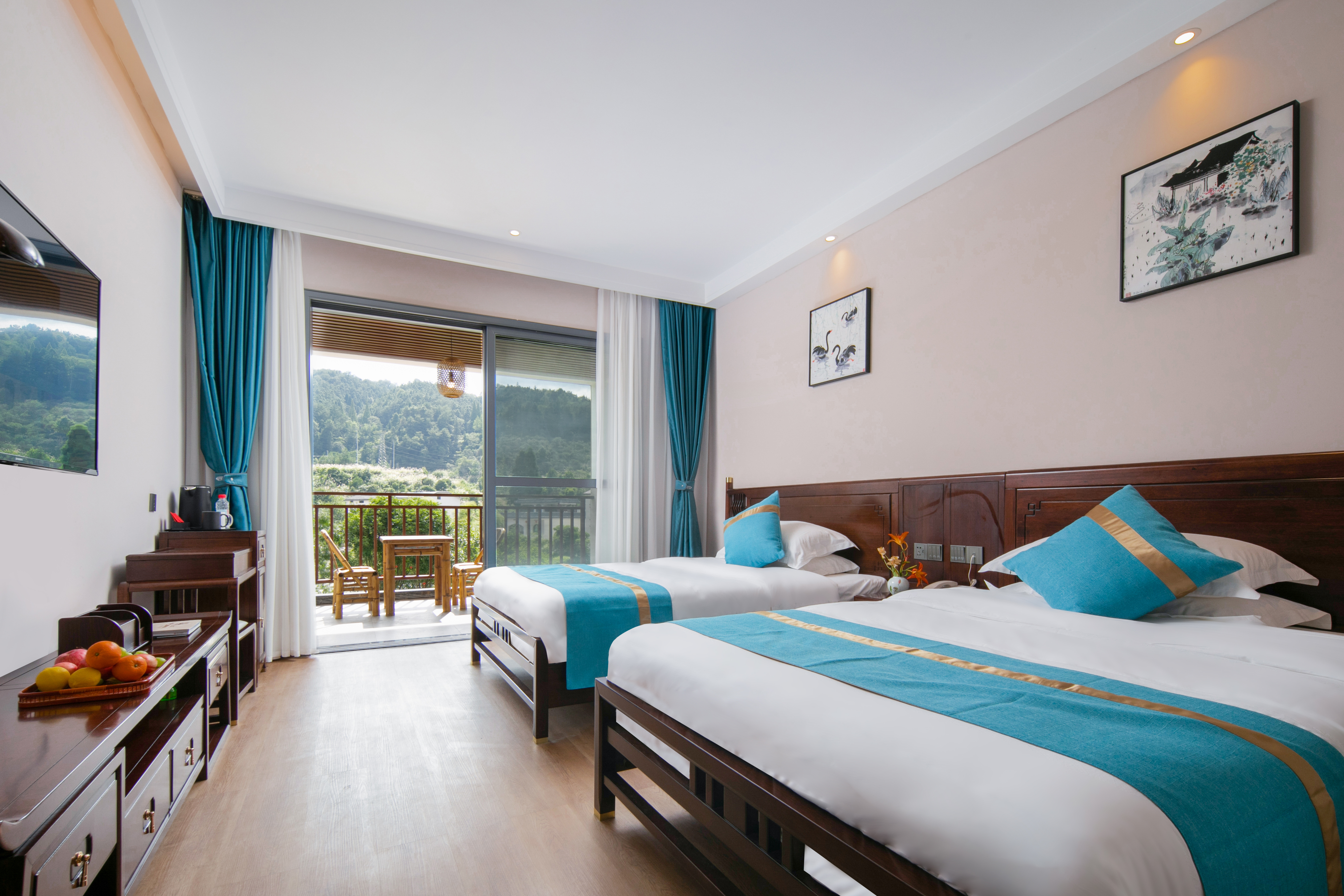 Puyue · Oxygen-rich Ion Twin Bed Room